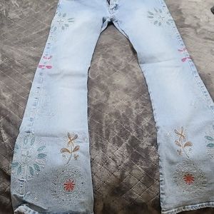 Embellished jeans